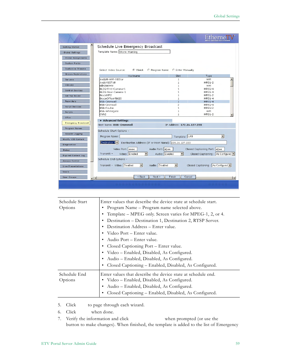 VBrick Systems Portal Server ETV v4.1 User Manual | Page 69 / 140
