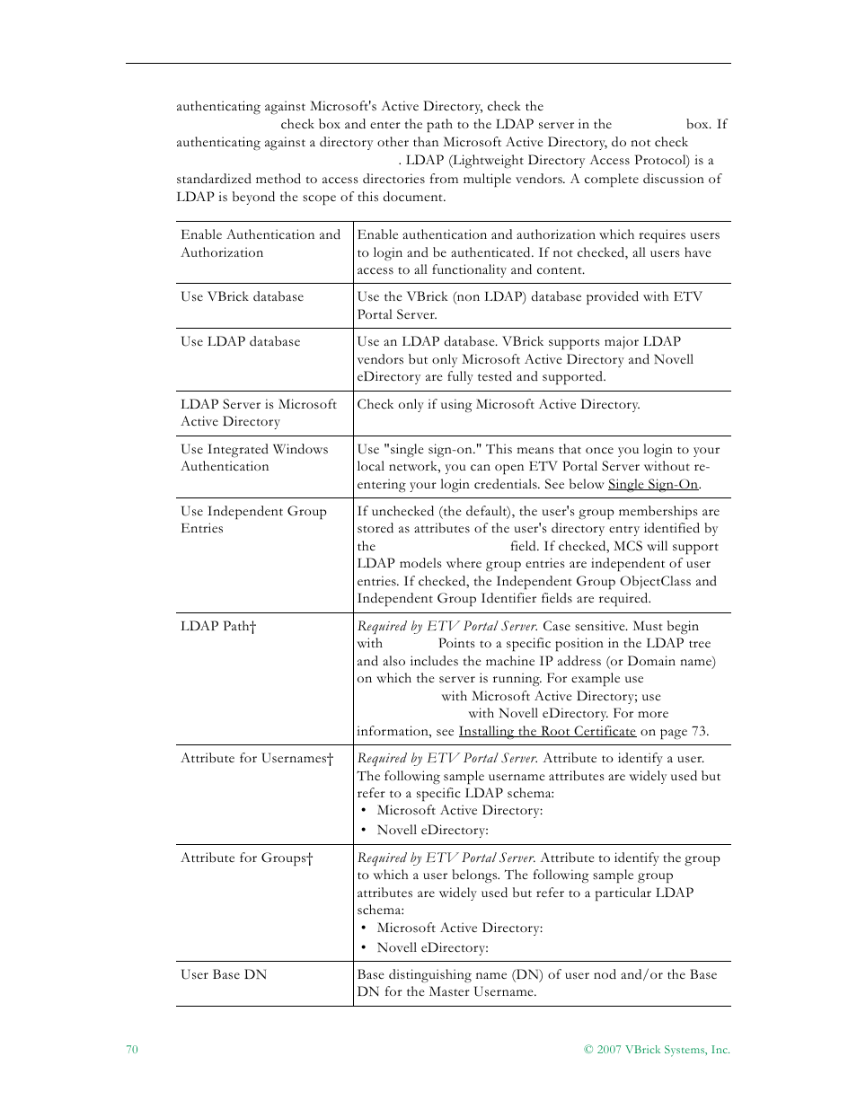 VBrick Systems Portal Server ETV v4.1 User Manual | Page 80 / 140
