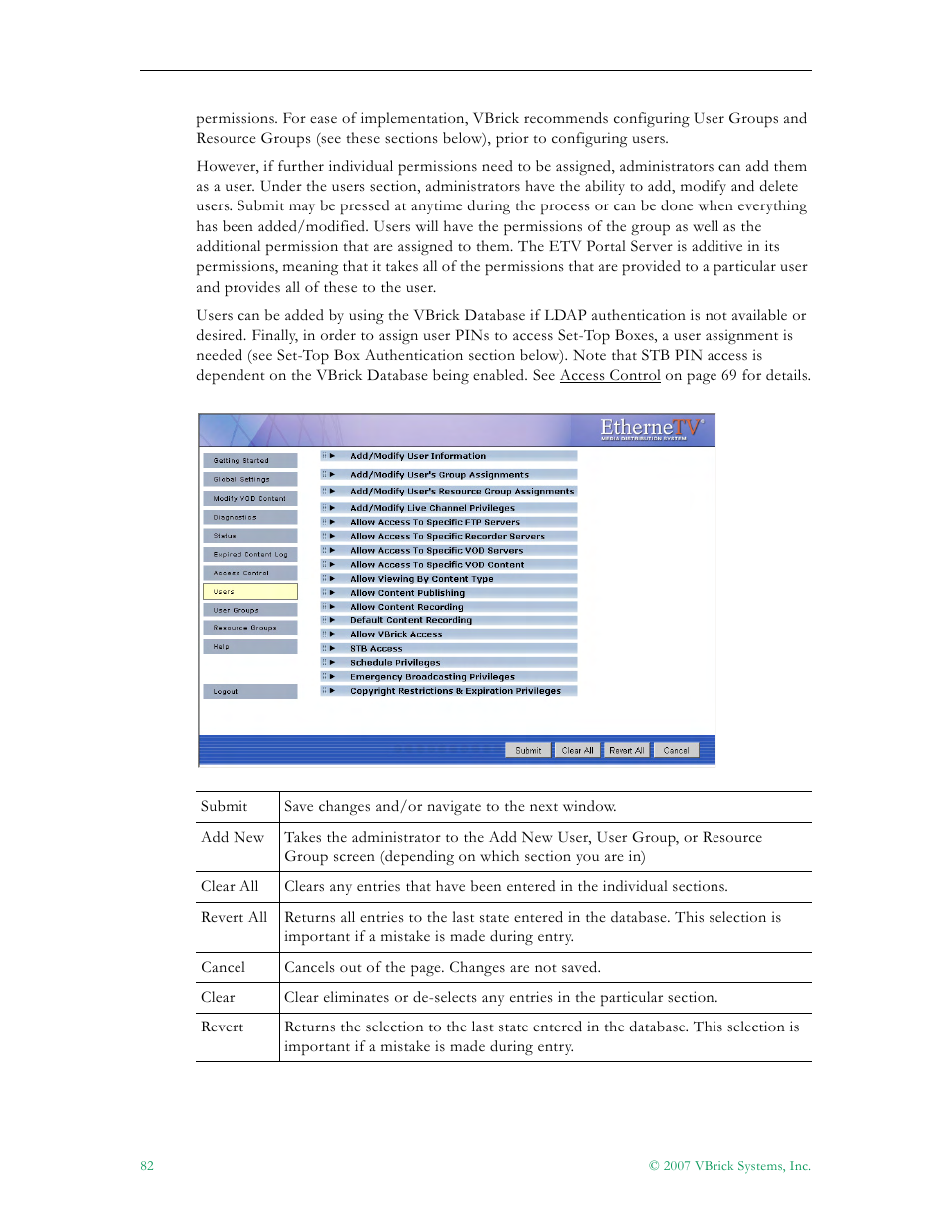 VBrick Systems Portal Server ETV v4.1 User Manual | Page 92 / 140