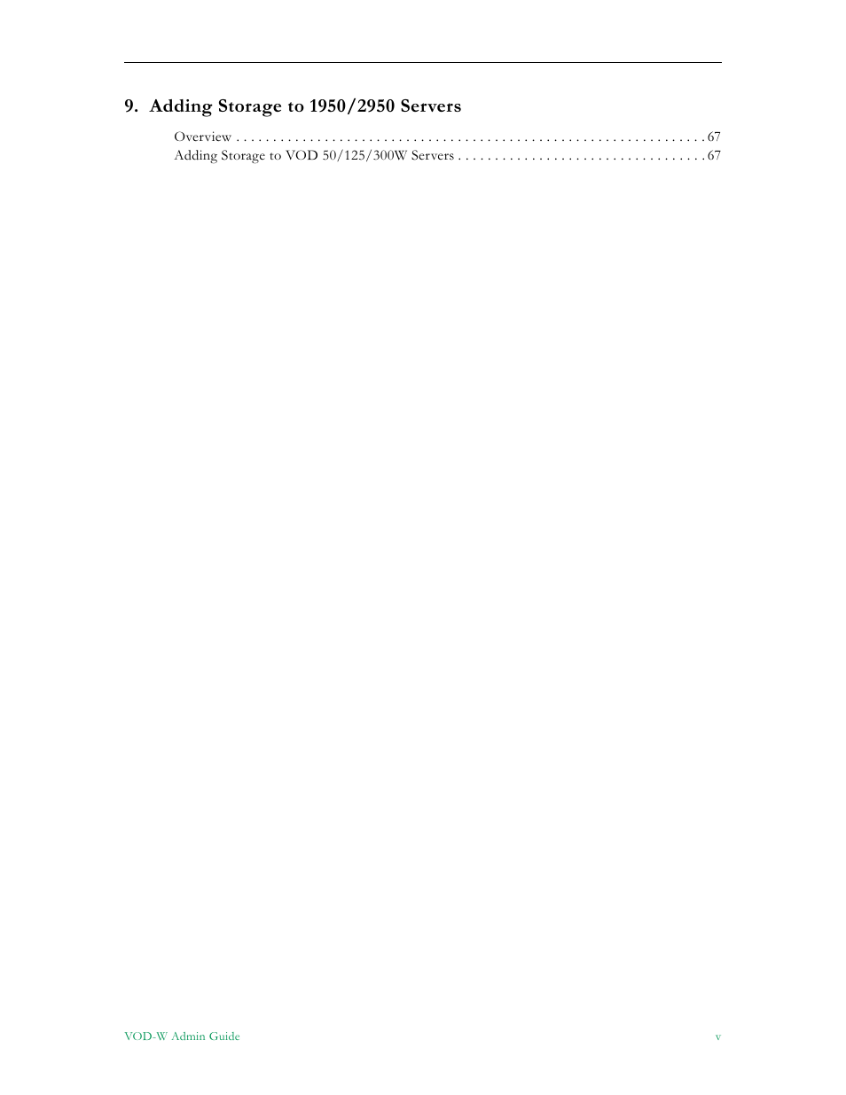 VBrick Systems VOD-W Server VBrick v4.2.3 User Manual | Page 5 / 92