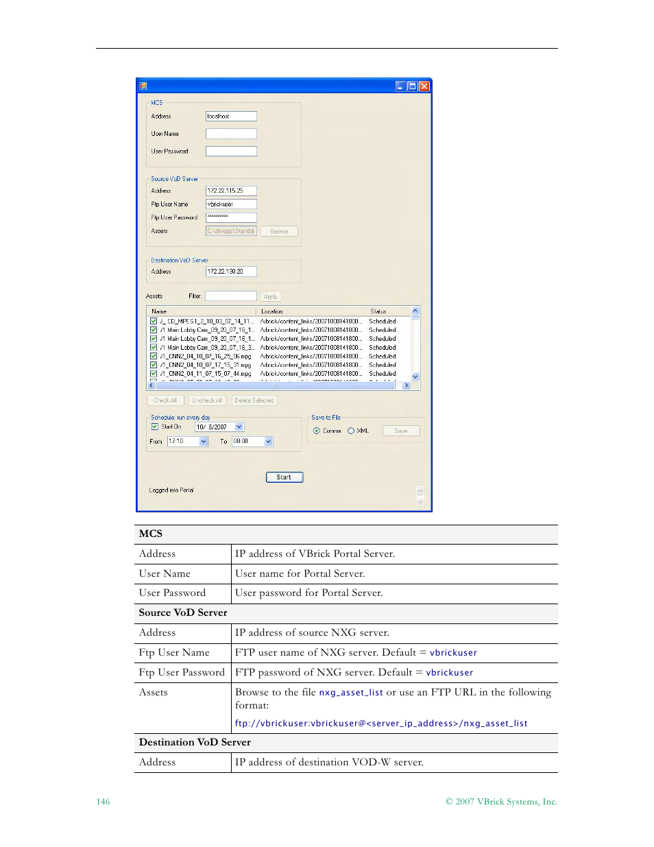 VBrick Systems Portal Server ETV v4.2 User Manual | Page 158 / 164