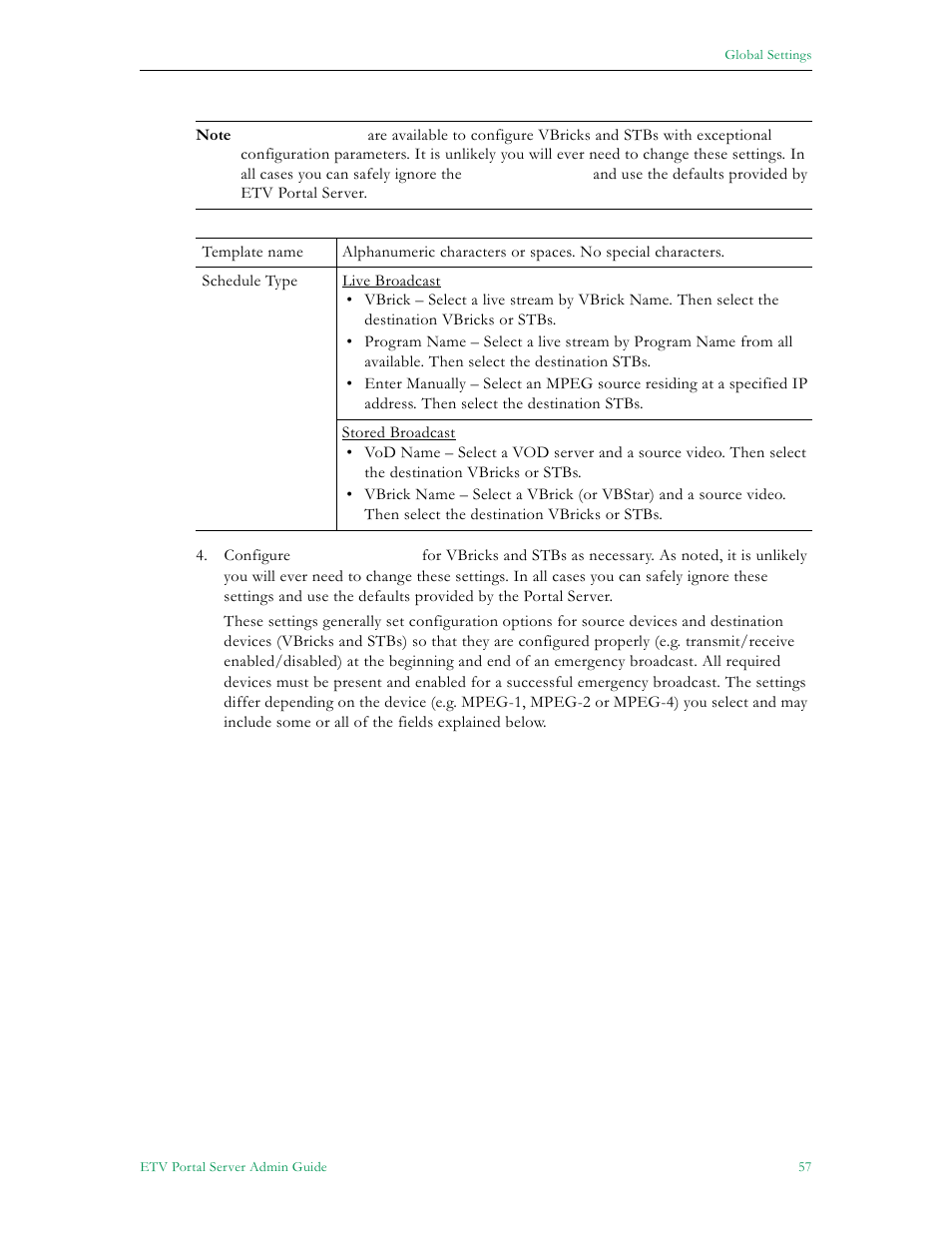 VBrick Systems Portal Server ETV v4.2 User Manual | Page 69 / 164