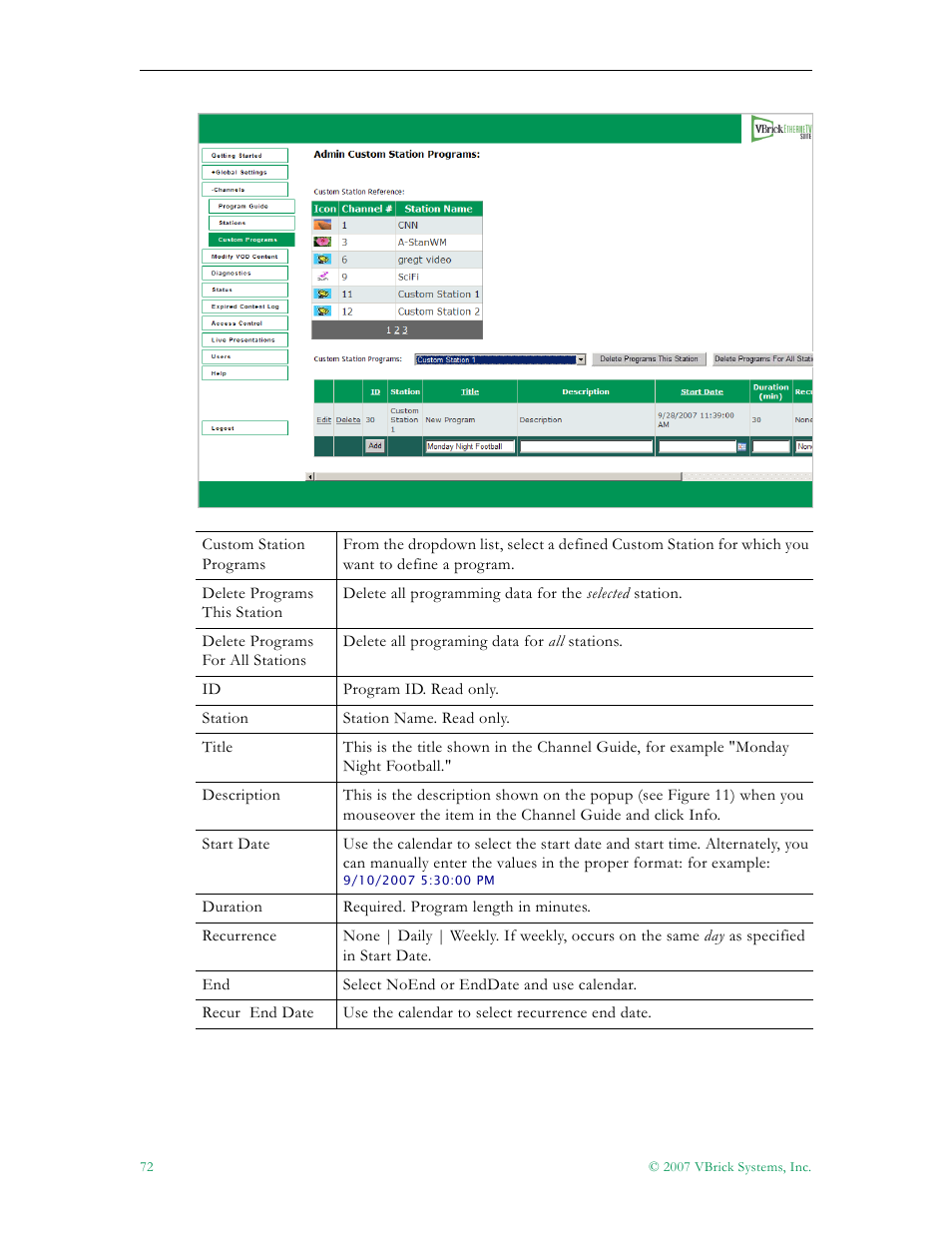 VBrick Systems Portal Server ETV v4.2 User Manual | Page 84 / 164