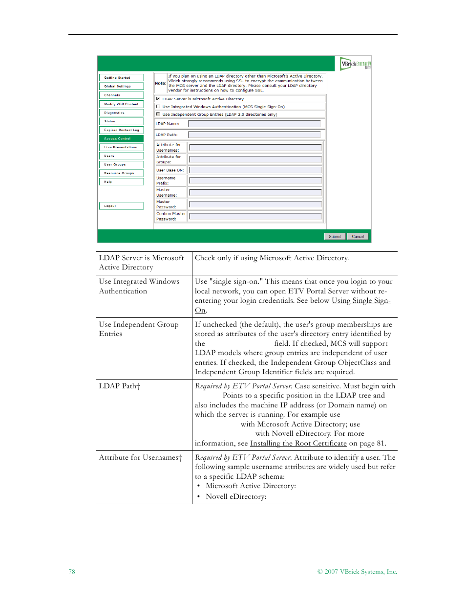 VBrick Systems Portal Server ETV v4.2 User Manual | Page 90 / 164