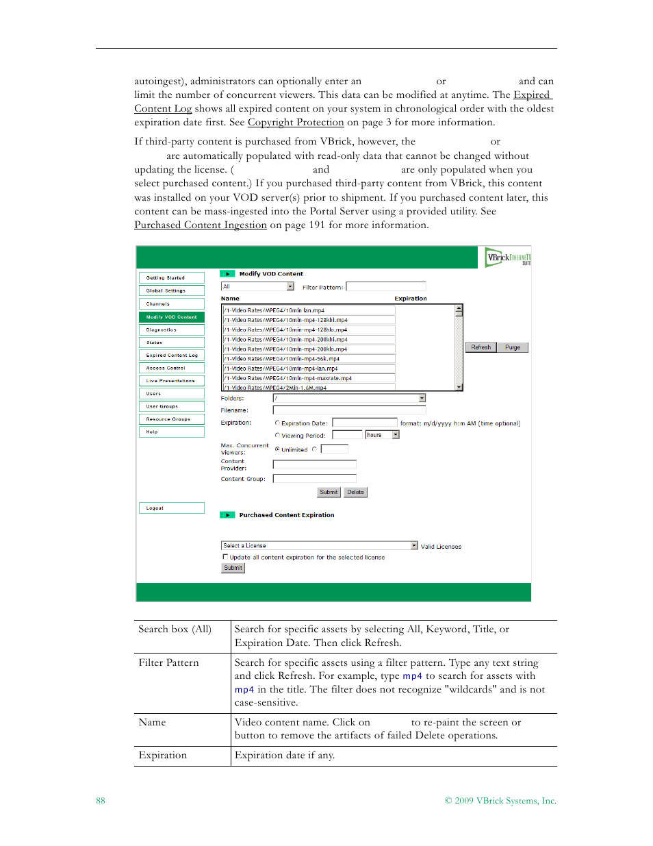 VBrick Systems ETHERNETV V4.4.3 User Manual | Page 100 / 216