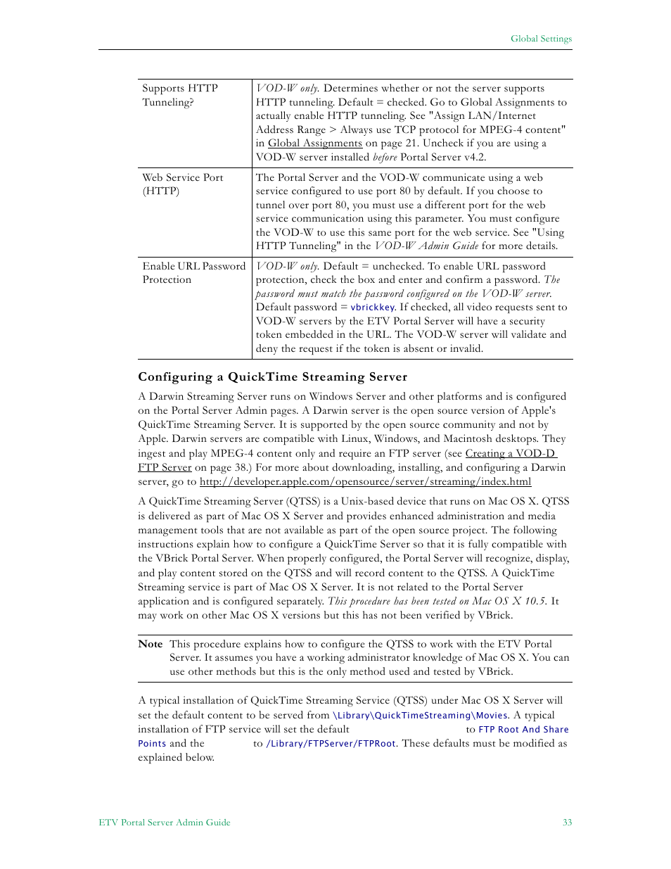 VBrick Systems ETHERNETV V4.4.3 User Manual | Page 45 / 216