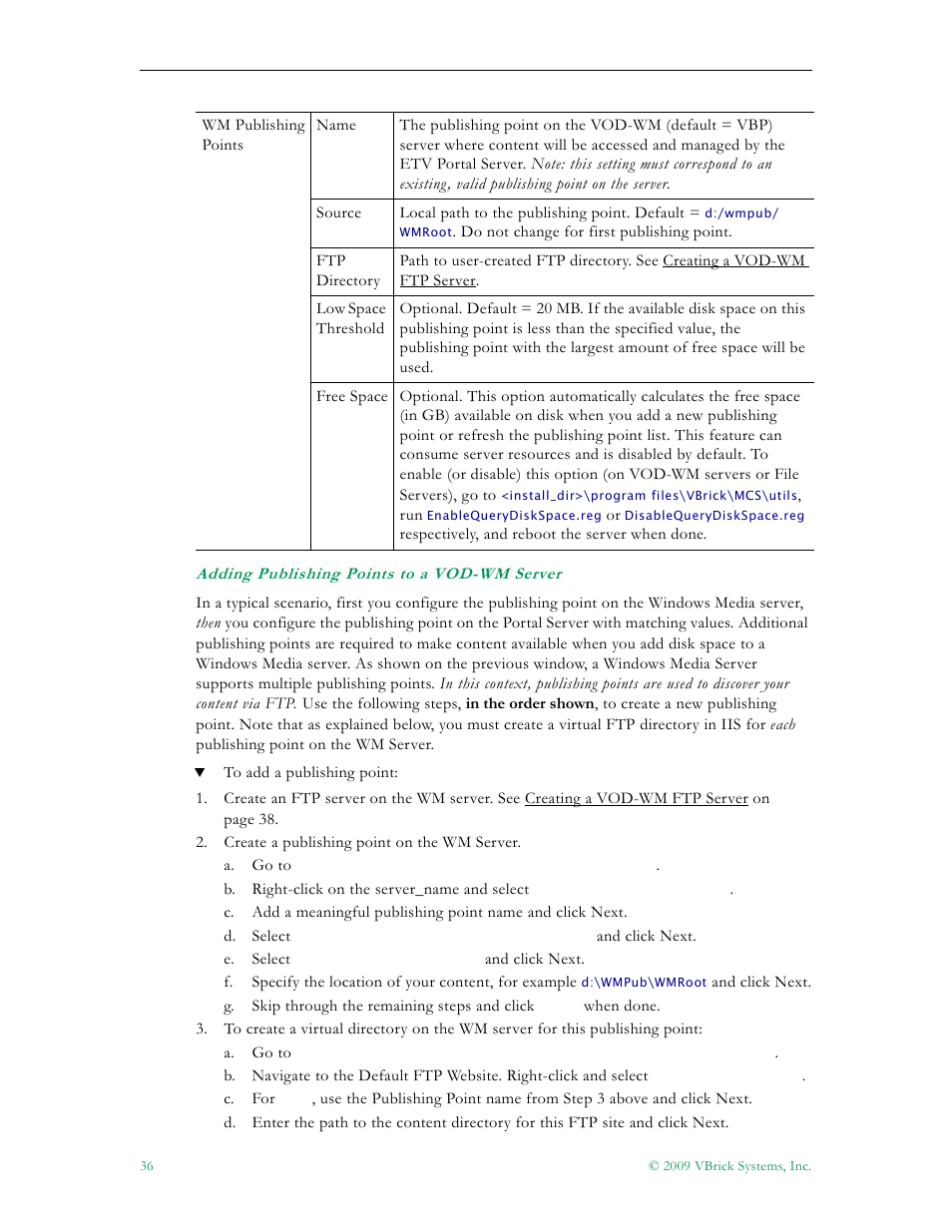 VBrick Systems ETHERNETV V4.4.3 User Manual | Page 48 / 216