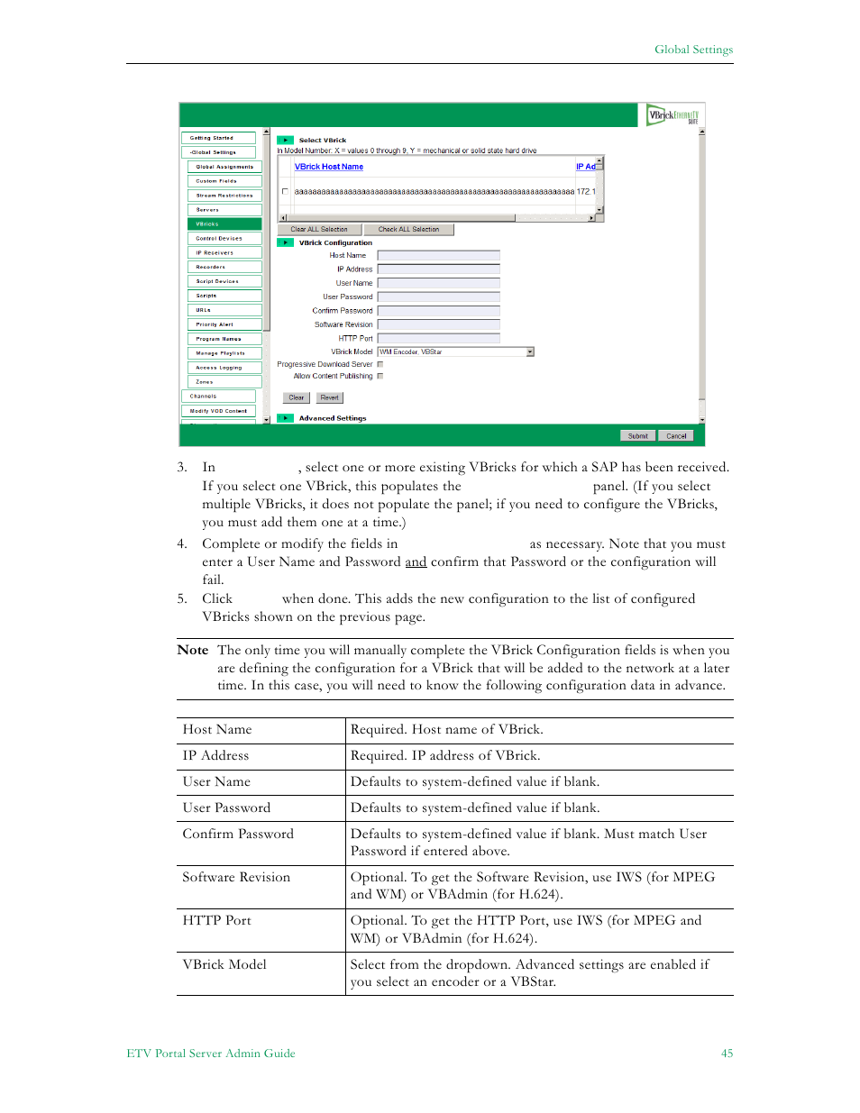 VBrick Systems ETHERNETV V4.4.3 User Manual | Page 57 / 216