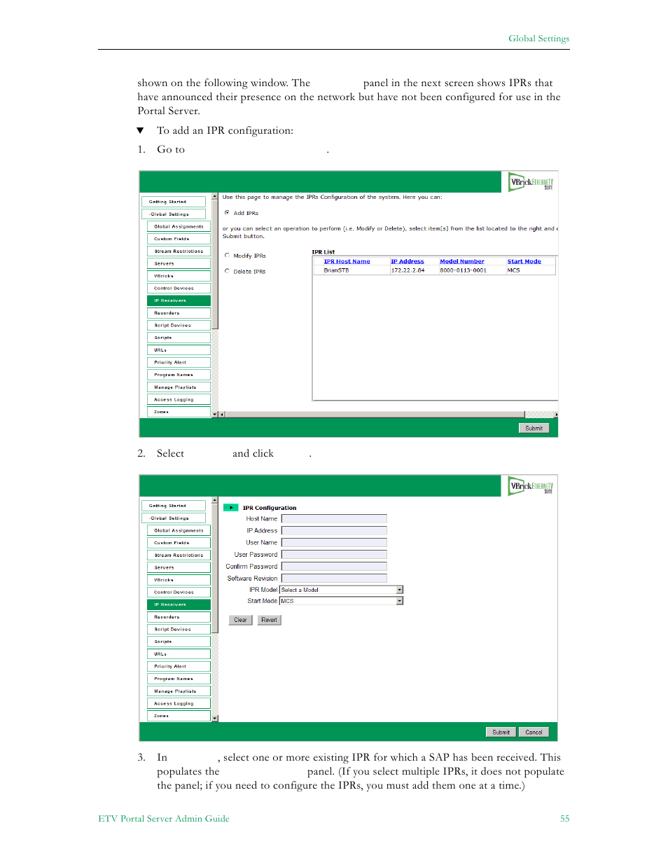VBrick Systems ETHERNETV V4.4.3 User Manual | Page 67 / 216