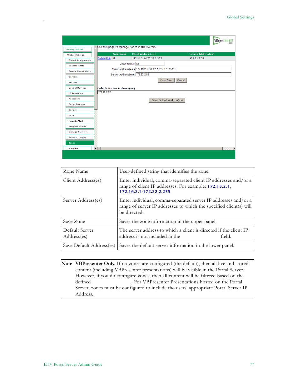VBrick Systems ETHERNETV V4.4.3 User Manual | Page 89 / 216