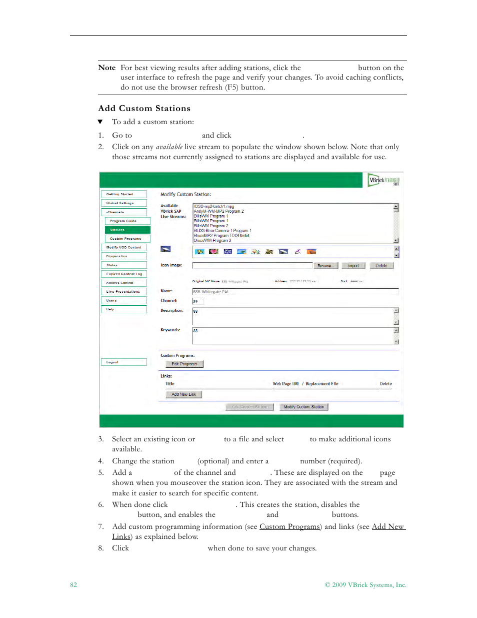 VBrick Systems ETHERNETV V4.4.3 User Manual | Page 94 / 216