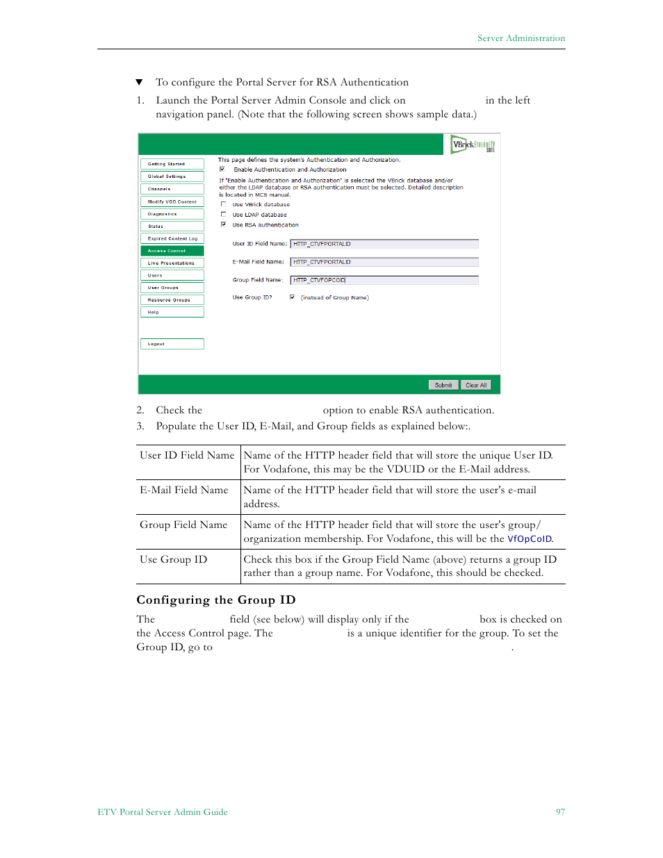 VBrick Systems ETHERNETV 4410-0118-0009 User Manual | Page 109 / 202