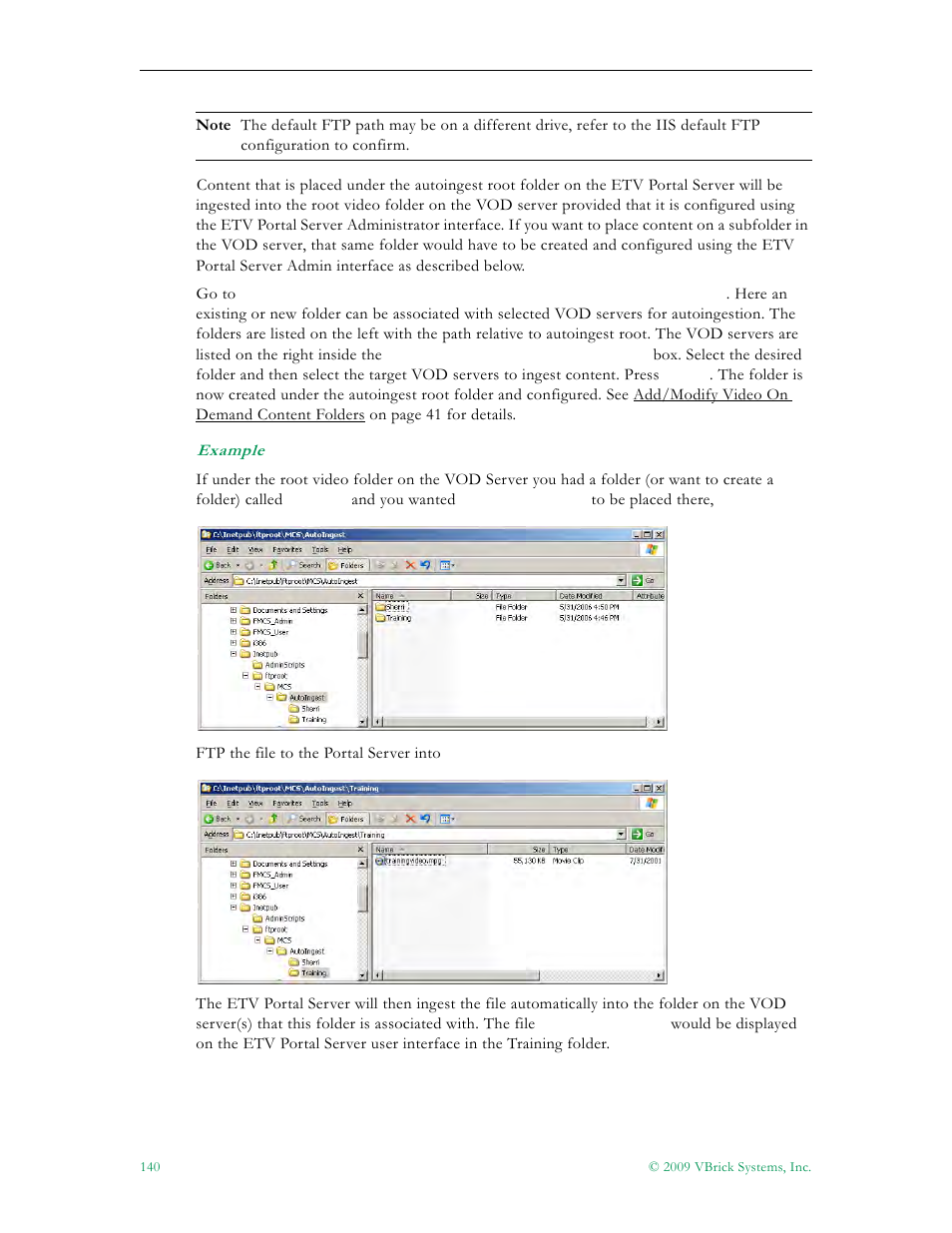 VBrick Systems ETHERNETV 4410-0118-0009 User Manual | Page 152 / 202