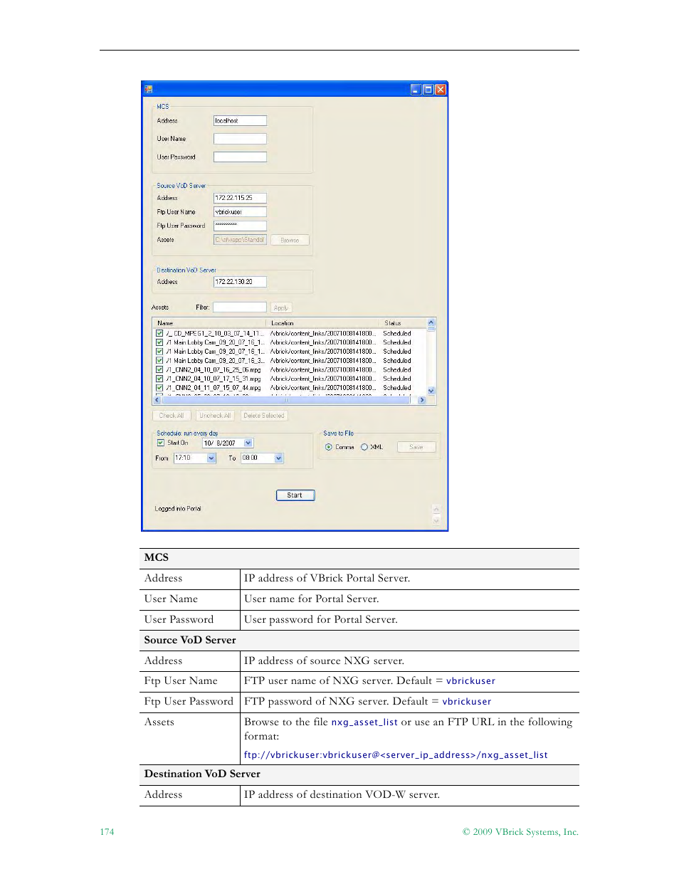 VBrick Systems ETHERNETV 4410-0118-0009 User Manual | Page 186 / 202