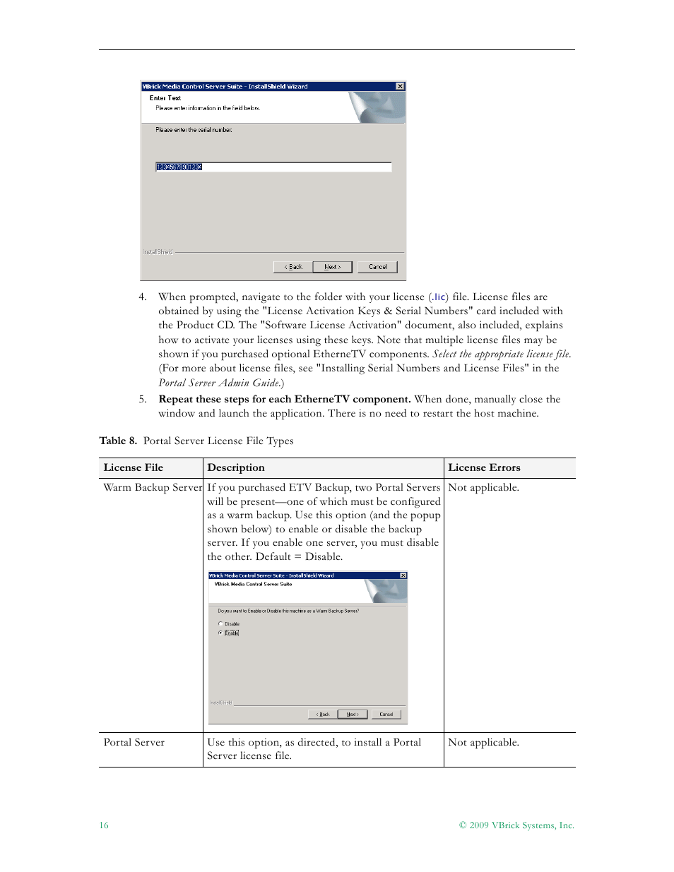 VBrick Systems ETHERNETV 4410-0118-0009 User Manual | Page 28 / 202