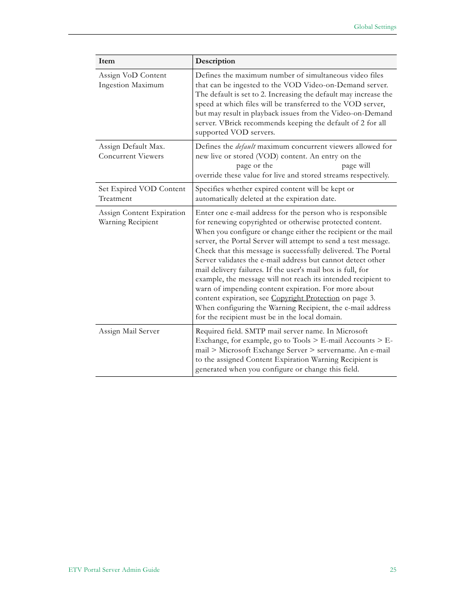 VBrick Systems ETHERNETV 4410-0118-0009 User Manual | Page 37 / 202