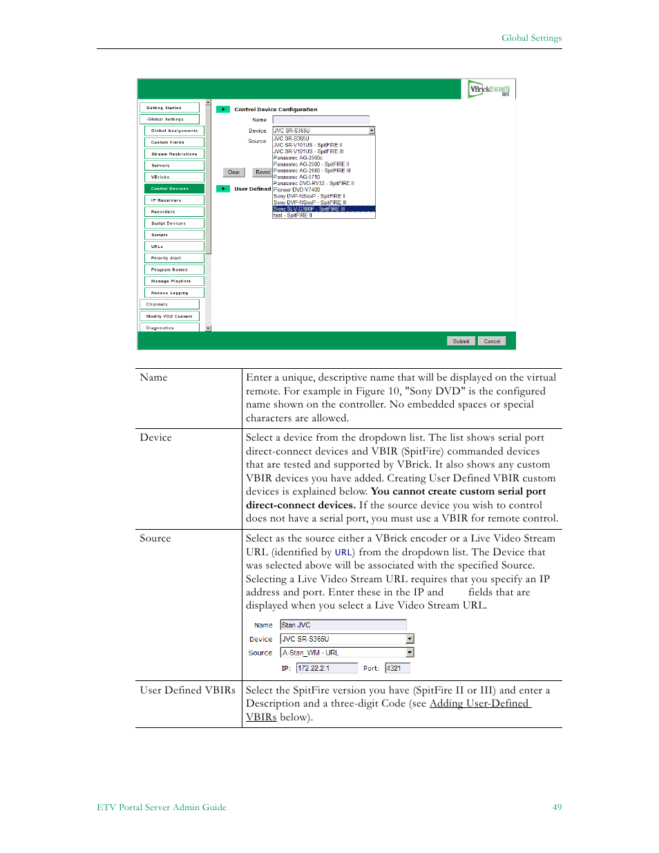 VBrick Systems ETHERNETV 4410-0118-0009 User Manual | Page 61 / 202