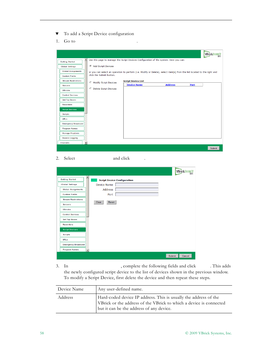 VBrick Systems ETHERNETV 4410-0118-0009 User Manual | Page 70 / 202