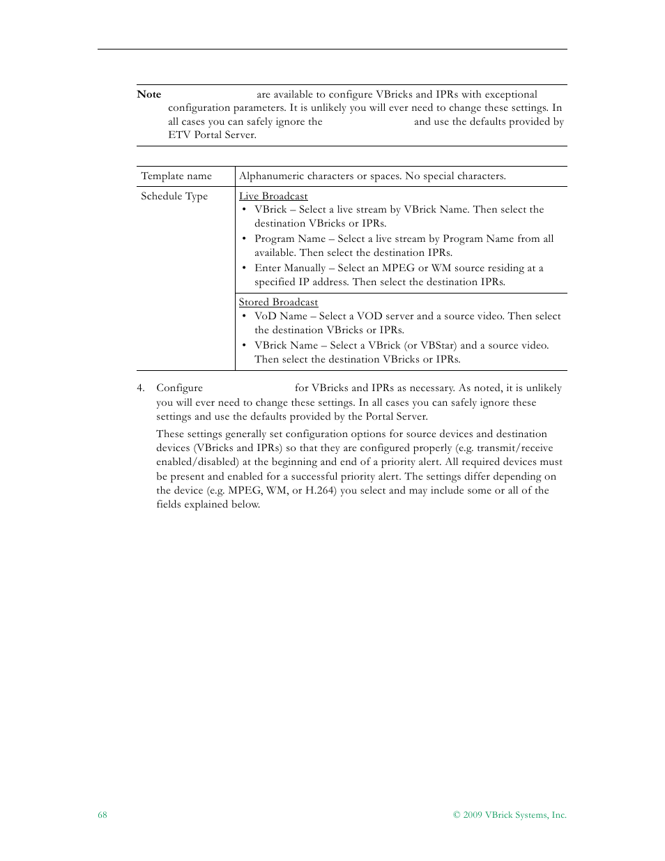 VBrick Systems ETHERNETV 4410-0118-0009 User Manual | Page 80 / 202