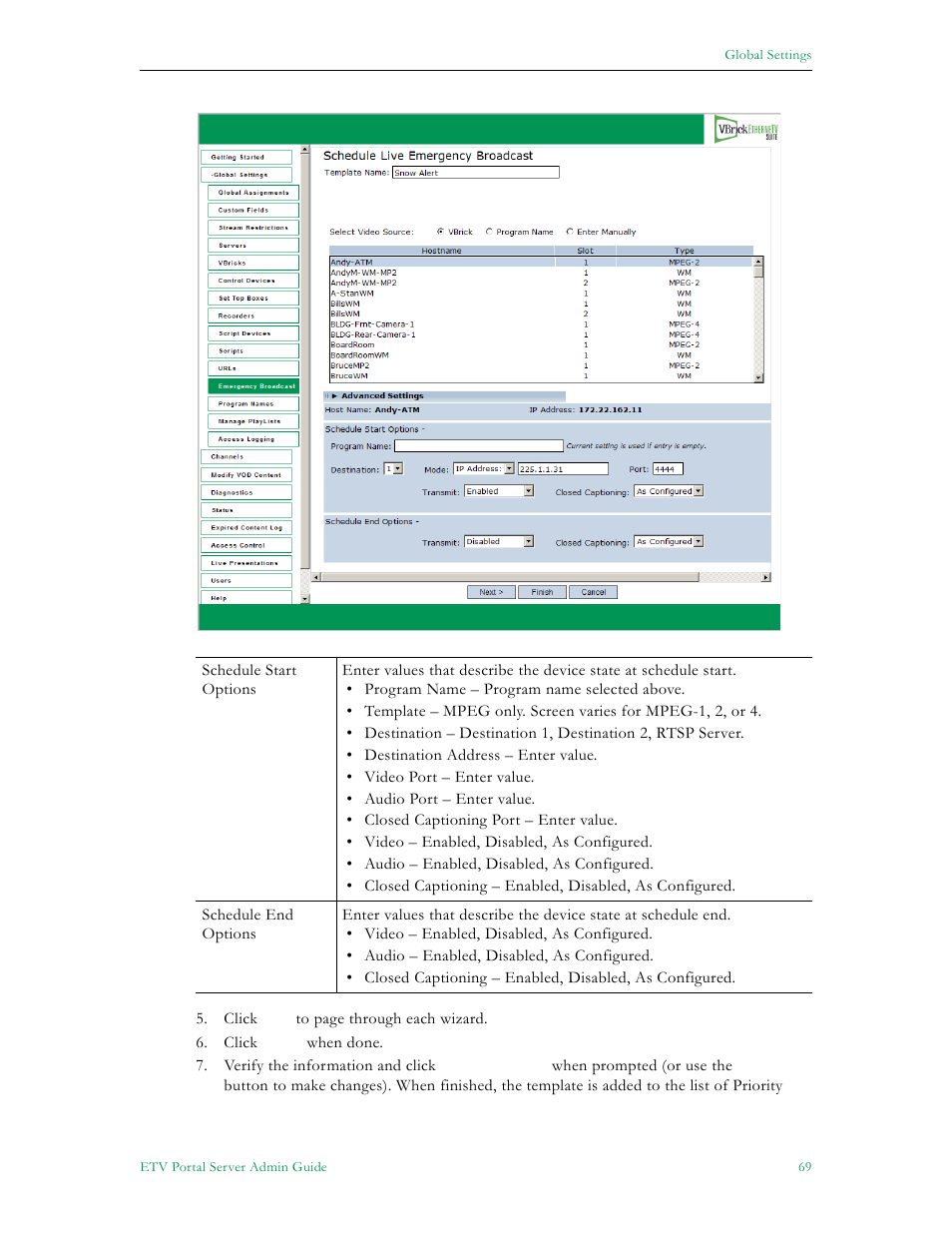 VBrick Systems ETHERNETV 4410-0118-0009 User Manual | Page 81 / 202