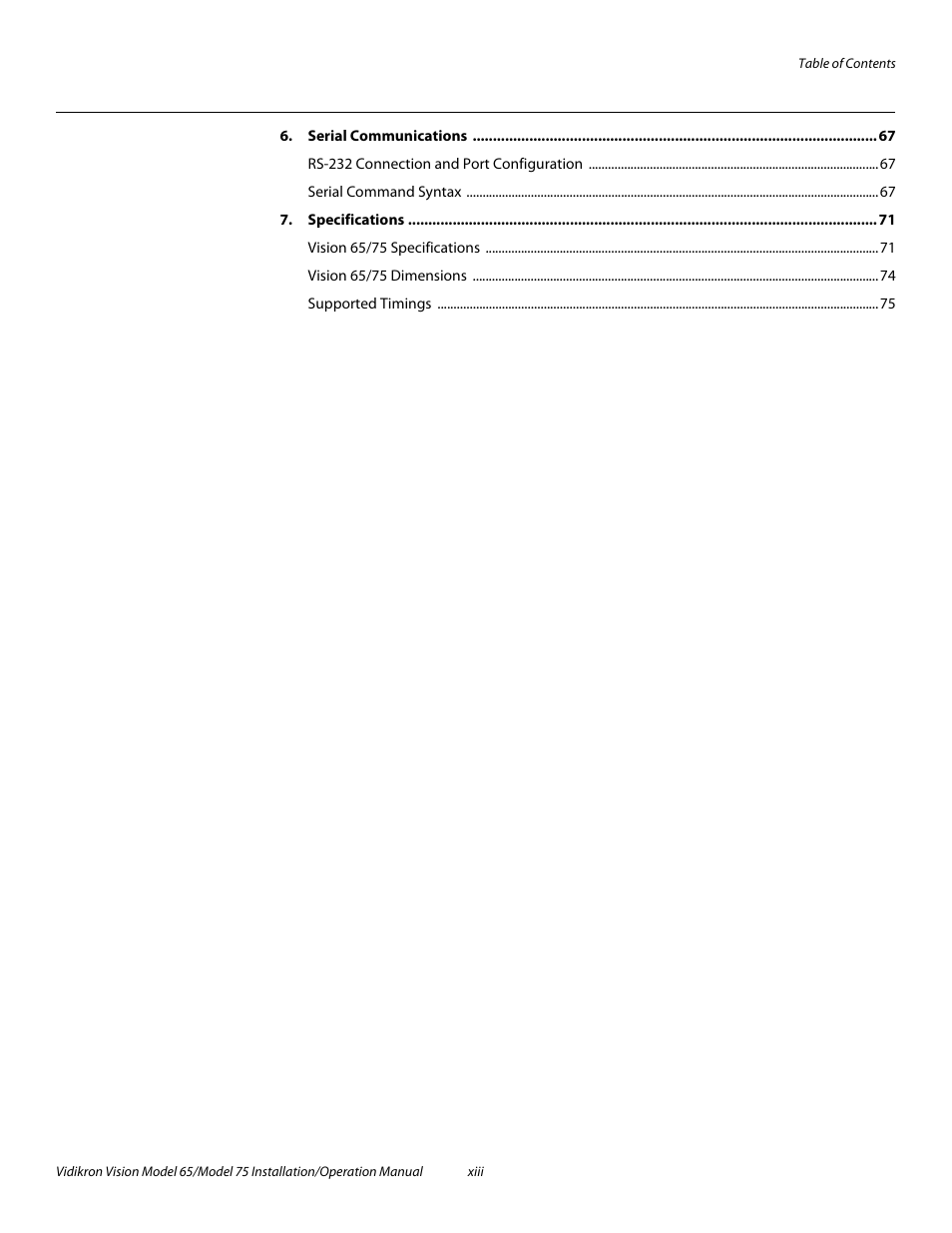 Vidikron Vision 75 User Manual | Page 13 / 96