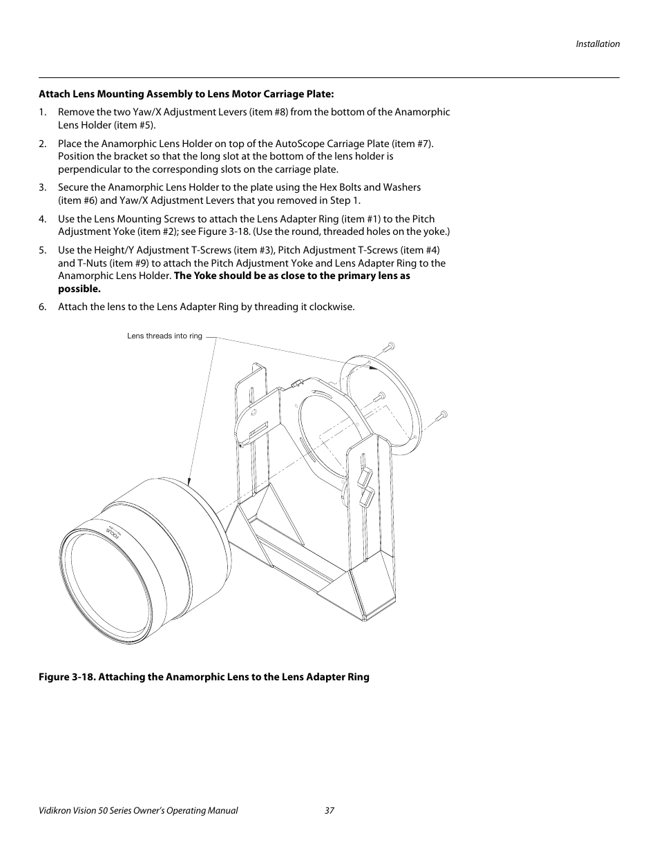 Pre l iminar y | Vidikron Vision 50 User Manual | Page 49 / 90