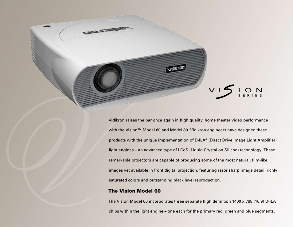 Vidikron 60 User Manual | Page 2 / 8