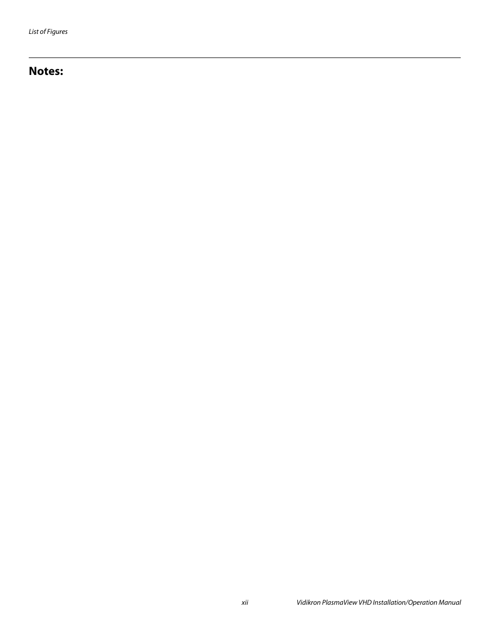 Pre l iminar y | Vidikron PLASMAVIEW VP-6500VHDA User Manual | Page 12 / 82