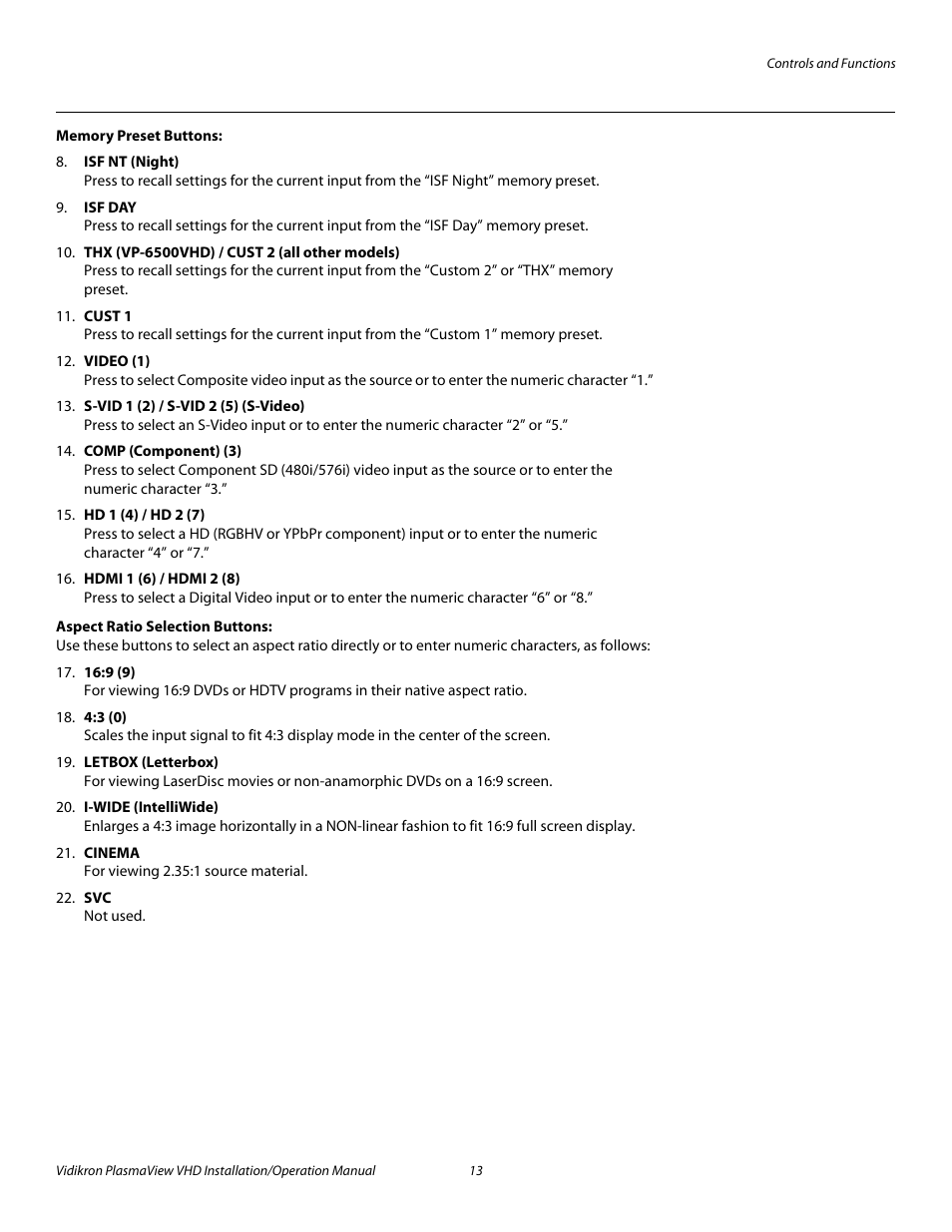 Pre l iminar y | Vidikron PLASMAVIEW VP-6500VHDA User Manual | Page 25 / 82