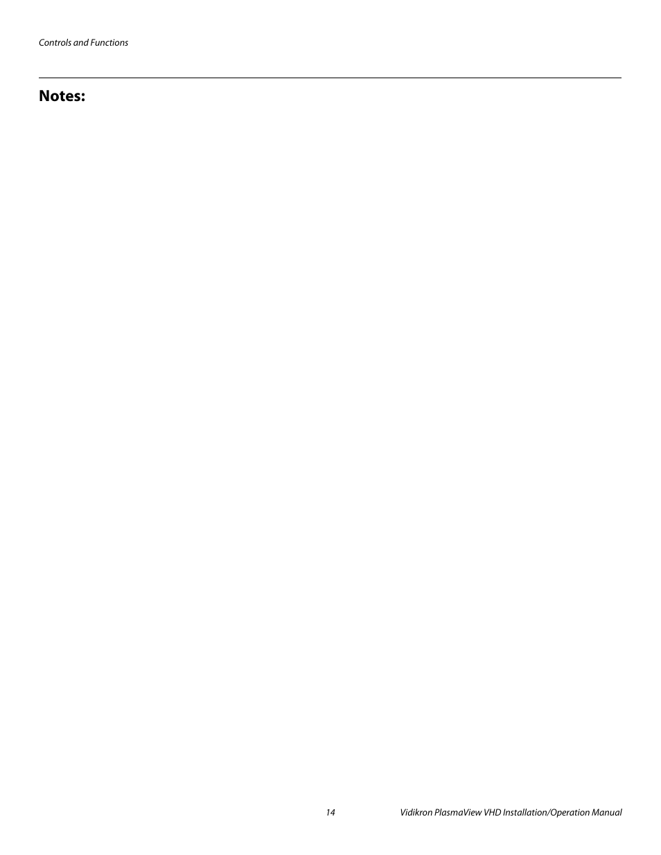 Pre l iminar y | Vidikron PLASMAVIEW VP-6500VHDA User Manual | Page 26 / 82