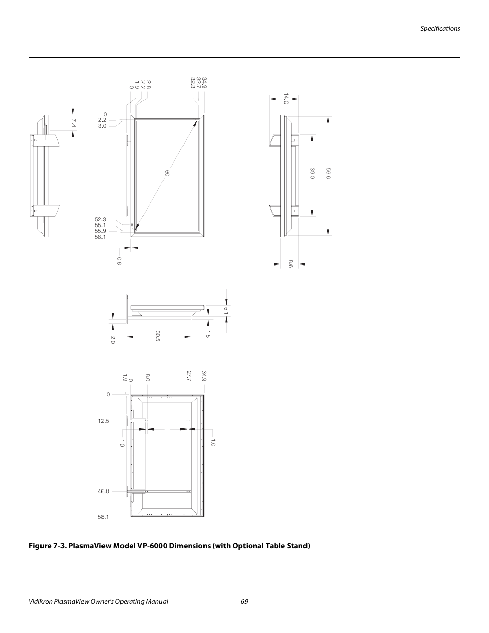 See figure 7-3, And figure 7-3 sho, Pre l iminar y | Vidikron VP-6000a User Manual | Page 79 / 84