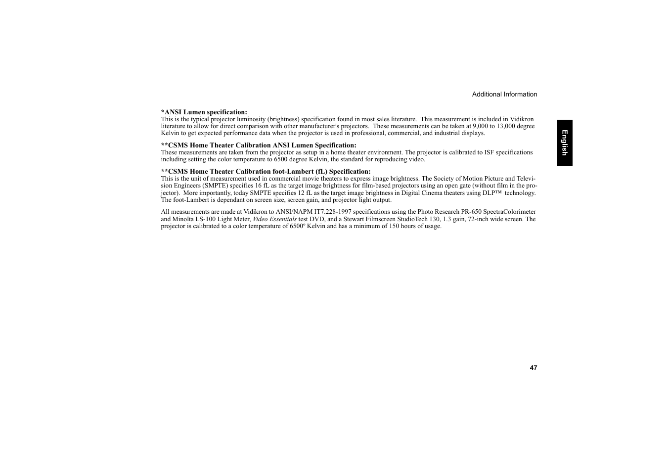 Vidikron 40 40ET User Manual | Page 48 / 52