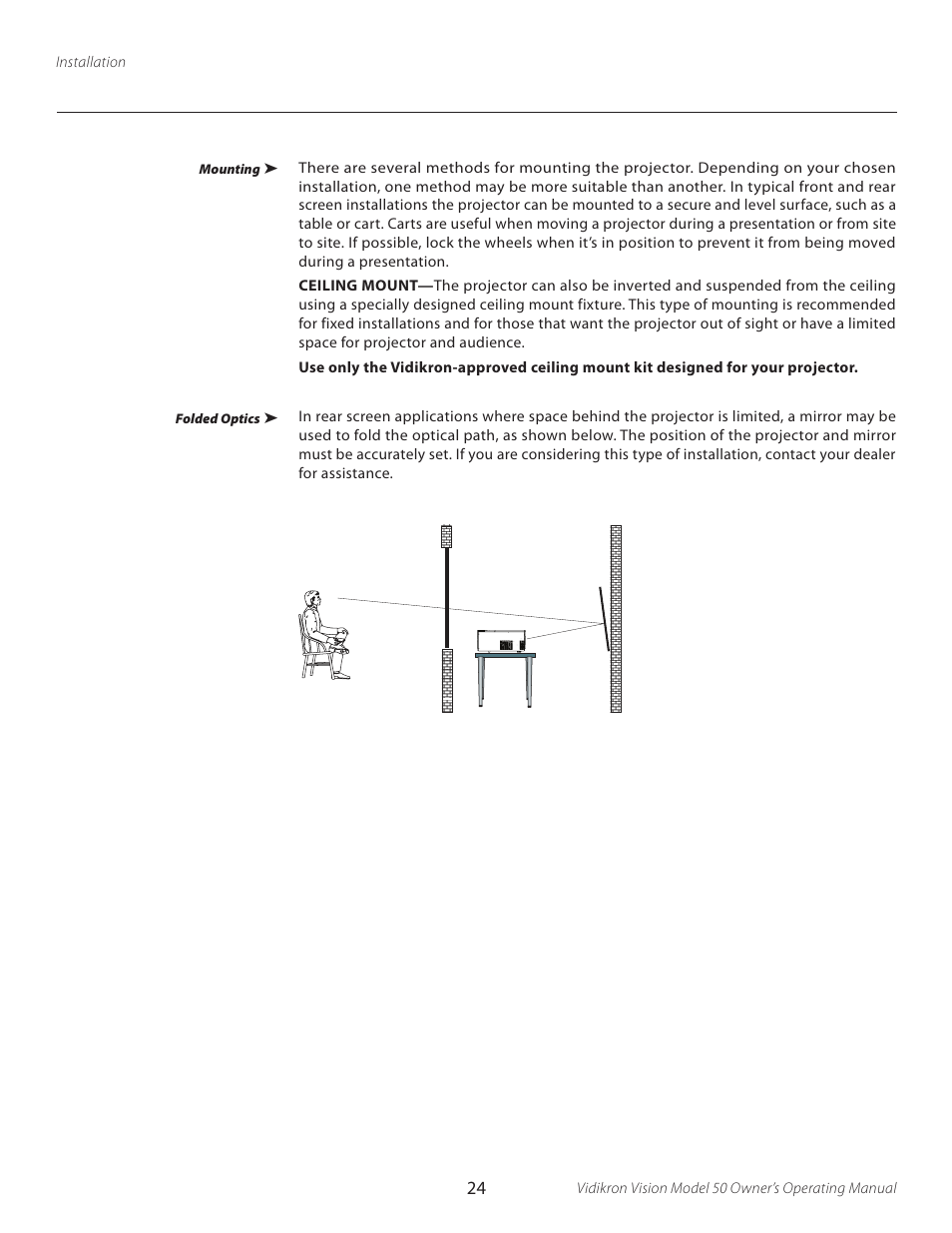 Vidikron VERSION 50 User Manual | Page 24 / 58