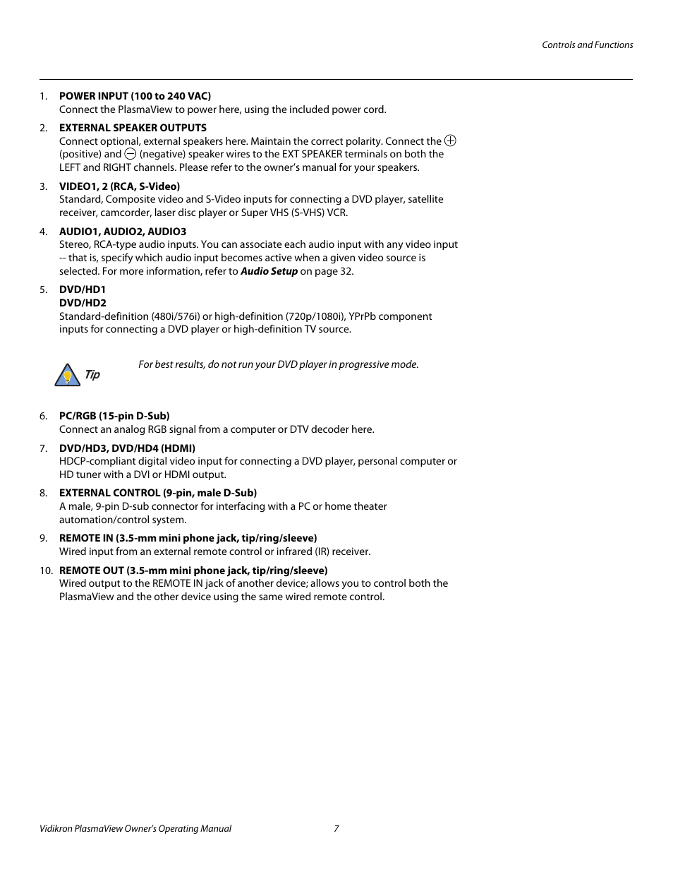 Pre l iminar y | Vidikron VP-5000 User Manual | Page 17 / 70