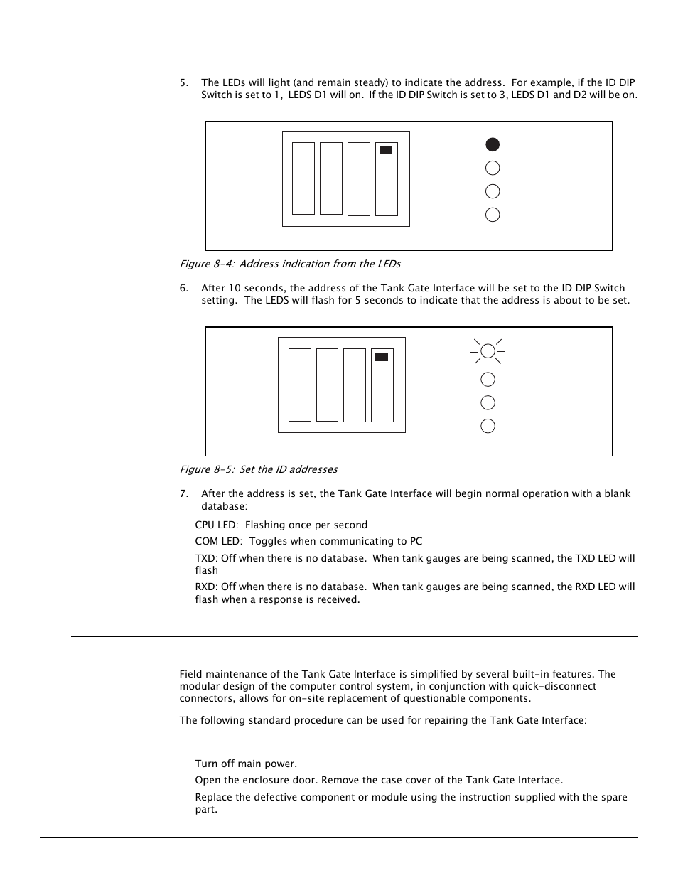 3 maintenance | Varec TankGate Interface 8315 Series User Manual | Page 104 / 110