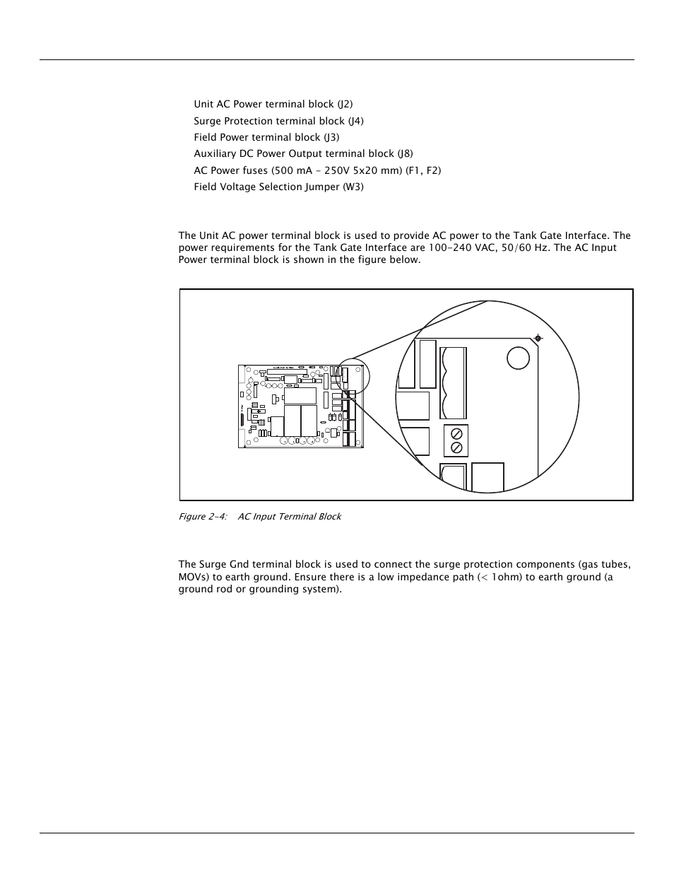 1 power supply | Varec TankGate Interface 8315 Series User Manual | Page 17 / 110