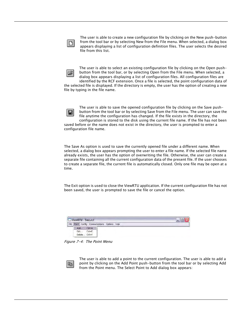 2 the point menu | Varec TankGate Interface 8315 Series User Manual | Page 78 / 110