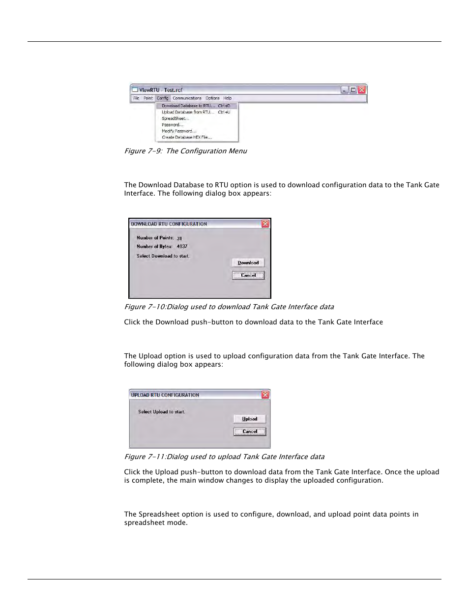 3 the config menu | Varec TankGate Interface 8315 Series User Manual | Page 81 / 110