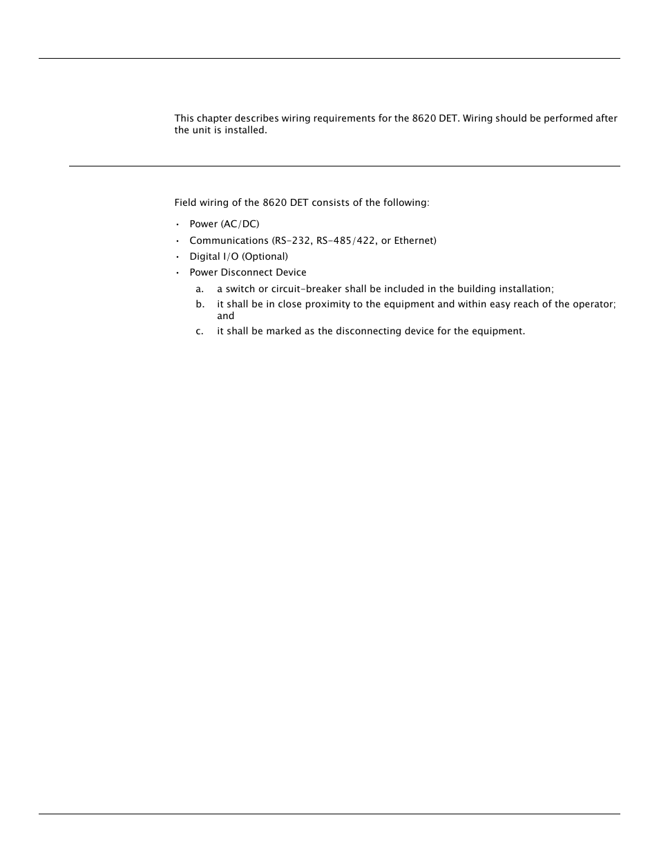 3 wiring, 1 overview, Wiring | 3wiring | Varec Driver Entry Terminal 8620 User Manual | Page 17 / 40