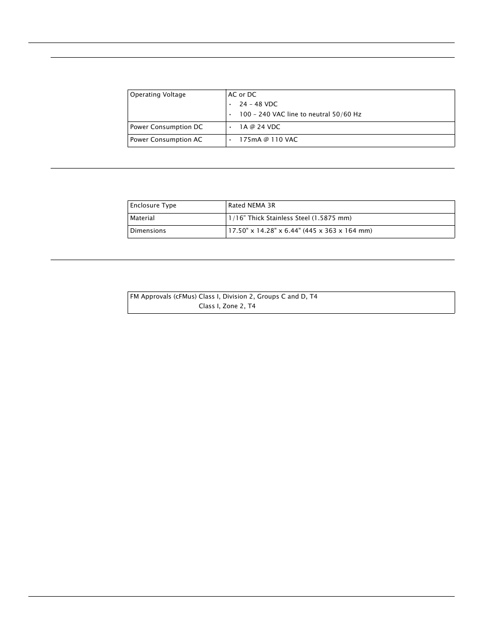 5 electrical, 6 mechanical construction, 7 certifications and approvals | Varec Driver Entry Terminal 8620 User Manual | Page 35 / 40