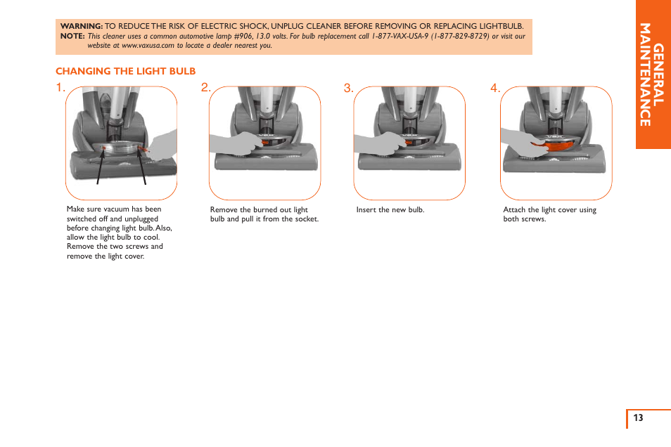 Vax X3 User Manual | Page 14 / 46