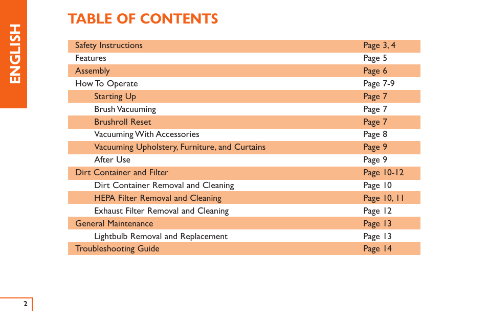 Vax X3 User Manual | Page 3 / 46