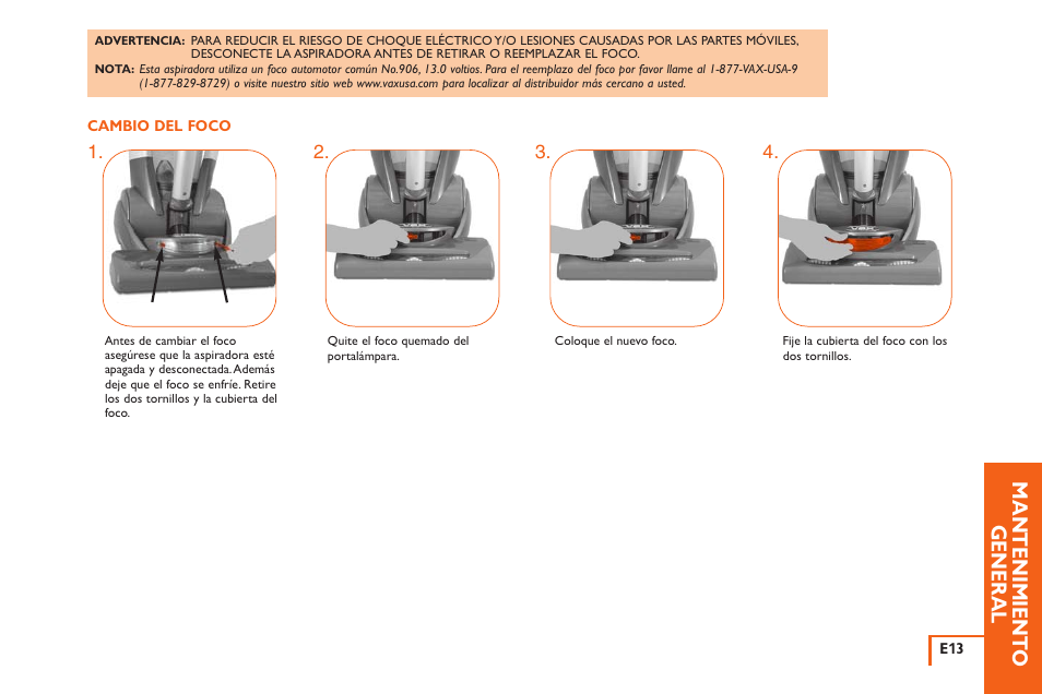Vax X3 User Manual | Page 44 / 46