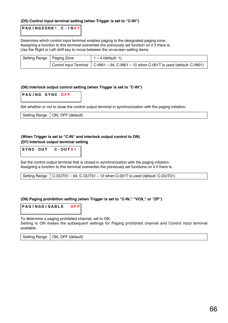 P. 66-d5), P. 66-d6), P. 66-d | P. 66-d8) | Vax M-9000 User Manual | Page 66 / 138
