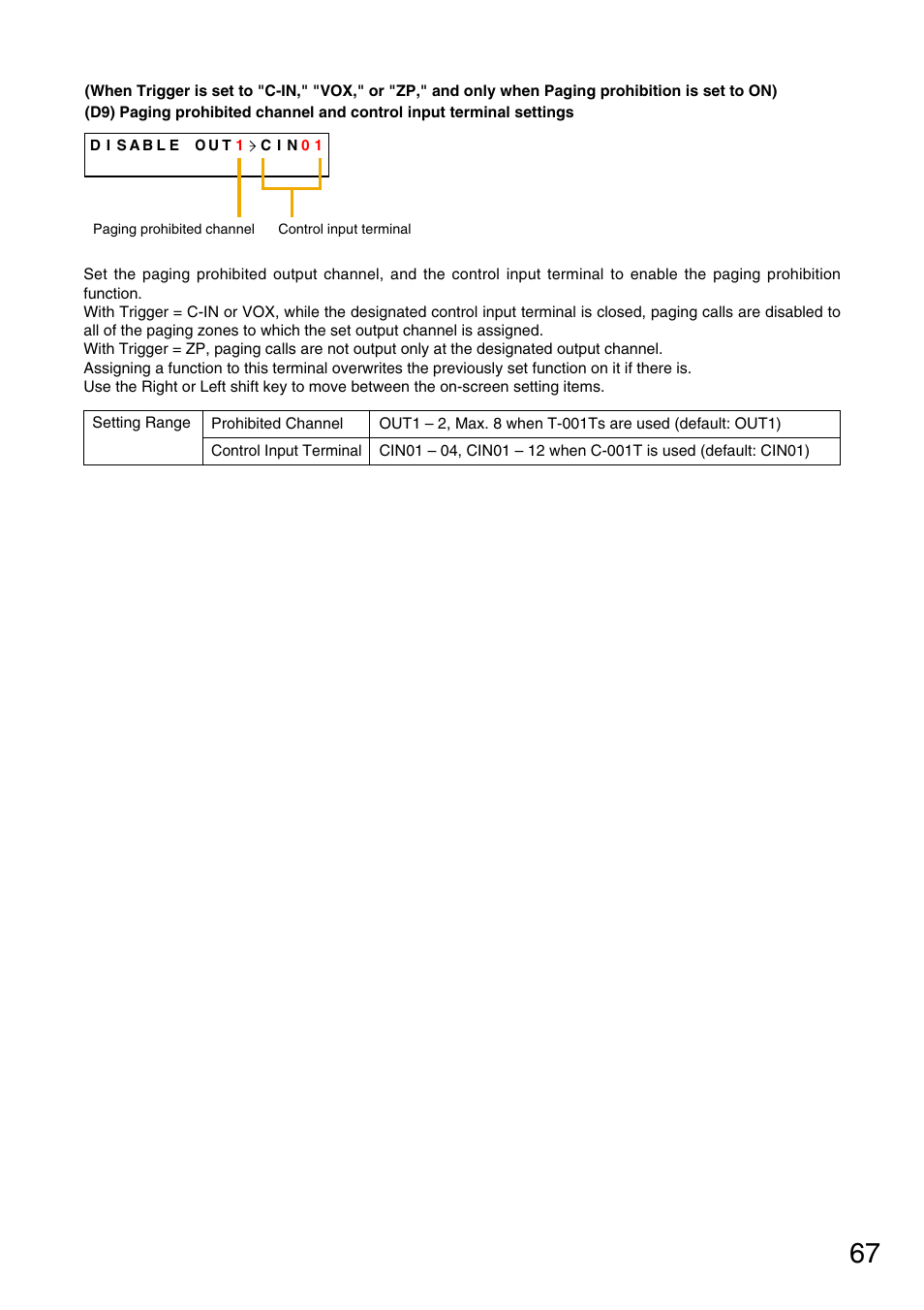 P. 67-d9) | Vax M-9000 User Manual | Page 67 / 138