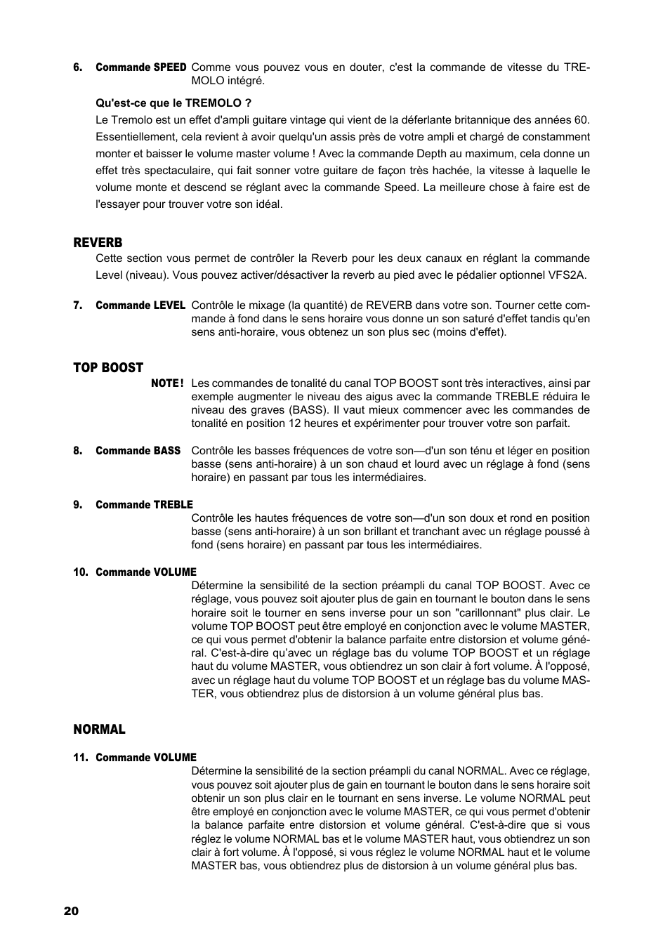 VOX Amplification USA AC15C1 User Manual | Page 20 / 46