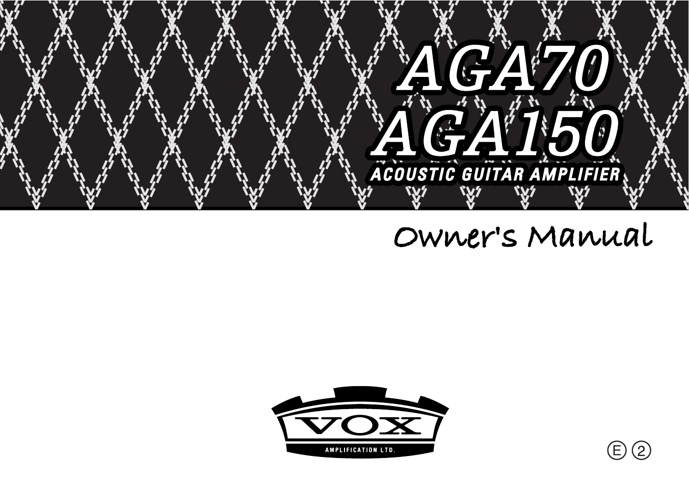 VOX Amplification USA AGA70 User Manual | 16 pages