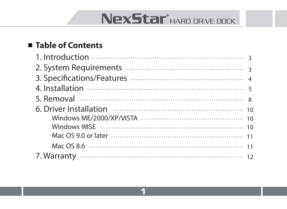 Vantec NST-D150SU-BK User Manual | Page 2 / 23