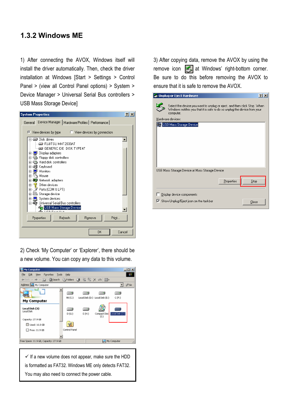 2 windows me | Vantec Jukebox User Manual | Page 15 / 36