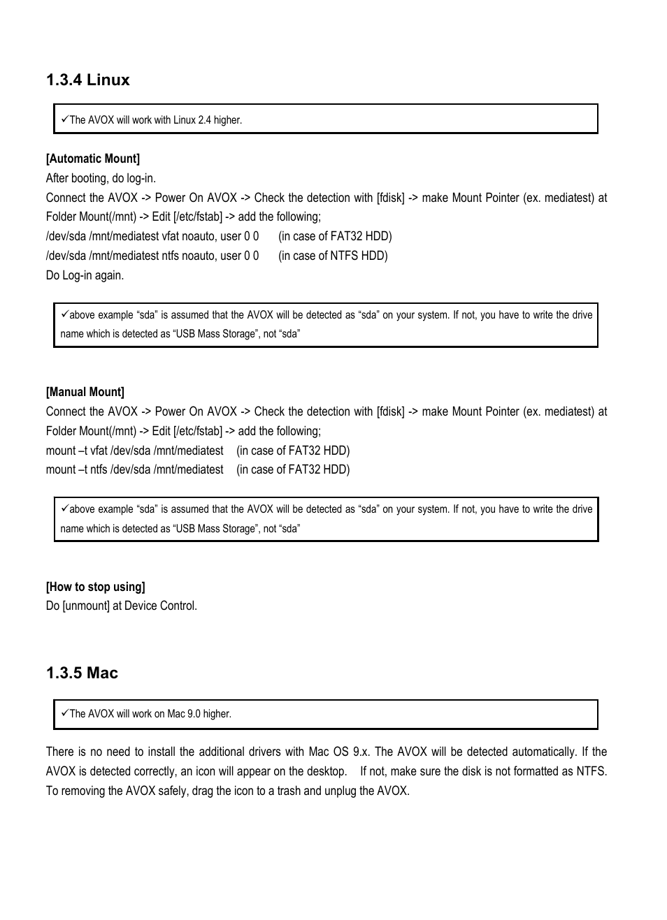 4 linux, 5 mac | Vantec Jukebox User Manual | Page 17 / 36